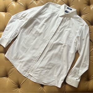 Stafford Men's Crisp White Dress Shirt